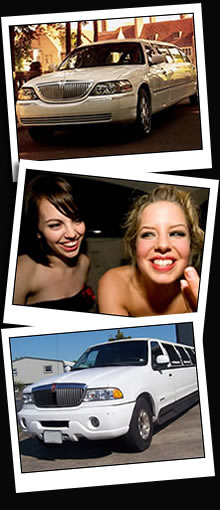 Limo Hire Somerset, Avon and Wilts for hen nights, school proms and airport transfers